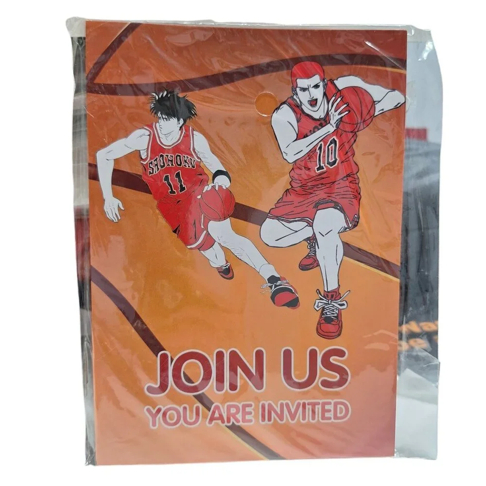 Basketball Themed‎ Birthday Party Supplies Set Invitations Balloons Cake Topper